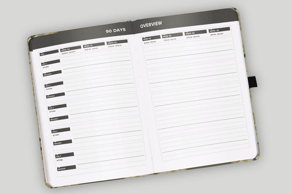 2024 Executive Quarterly Notebook Planner A5