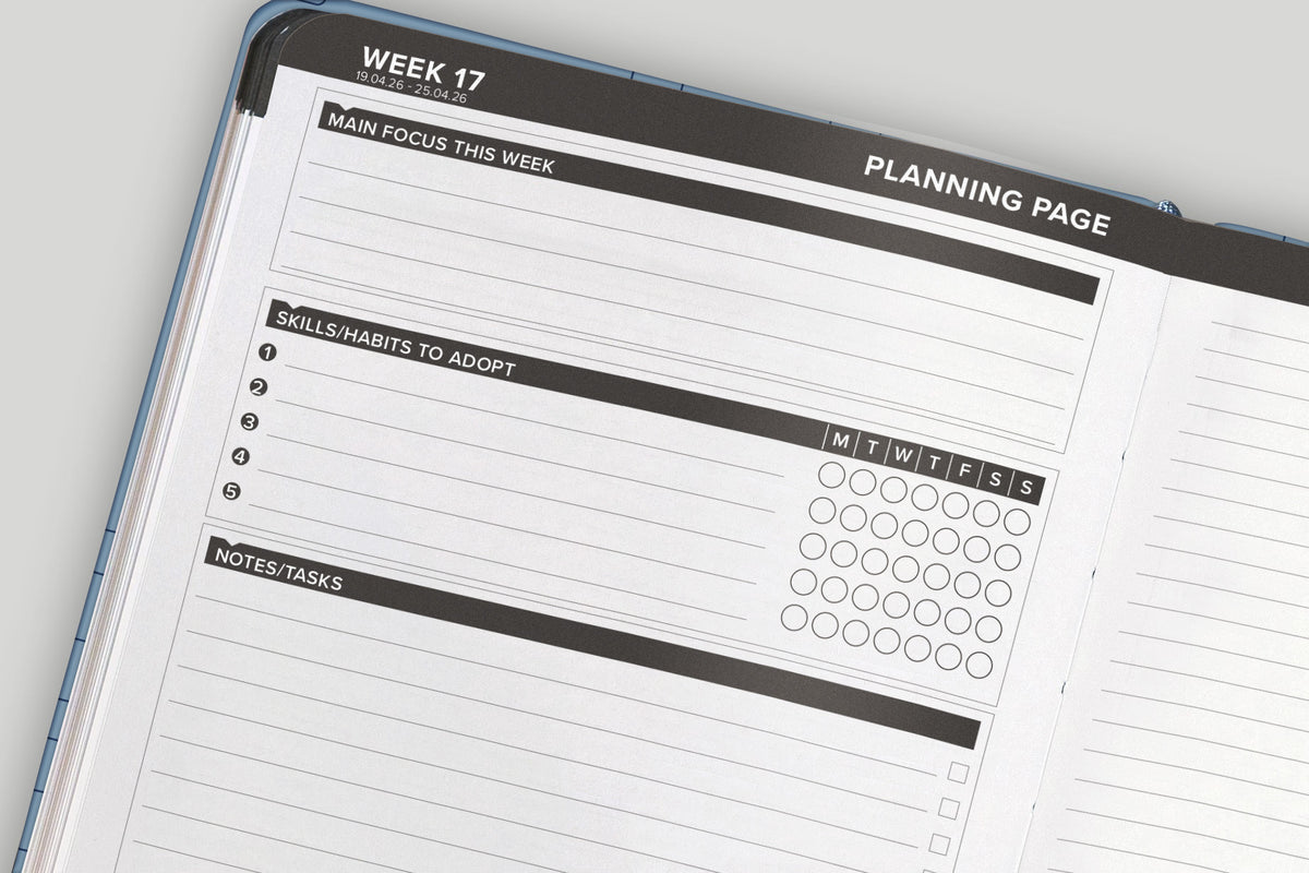 2026 Emotion Quarterly Notebook Planner A5