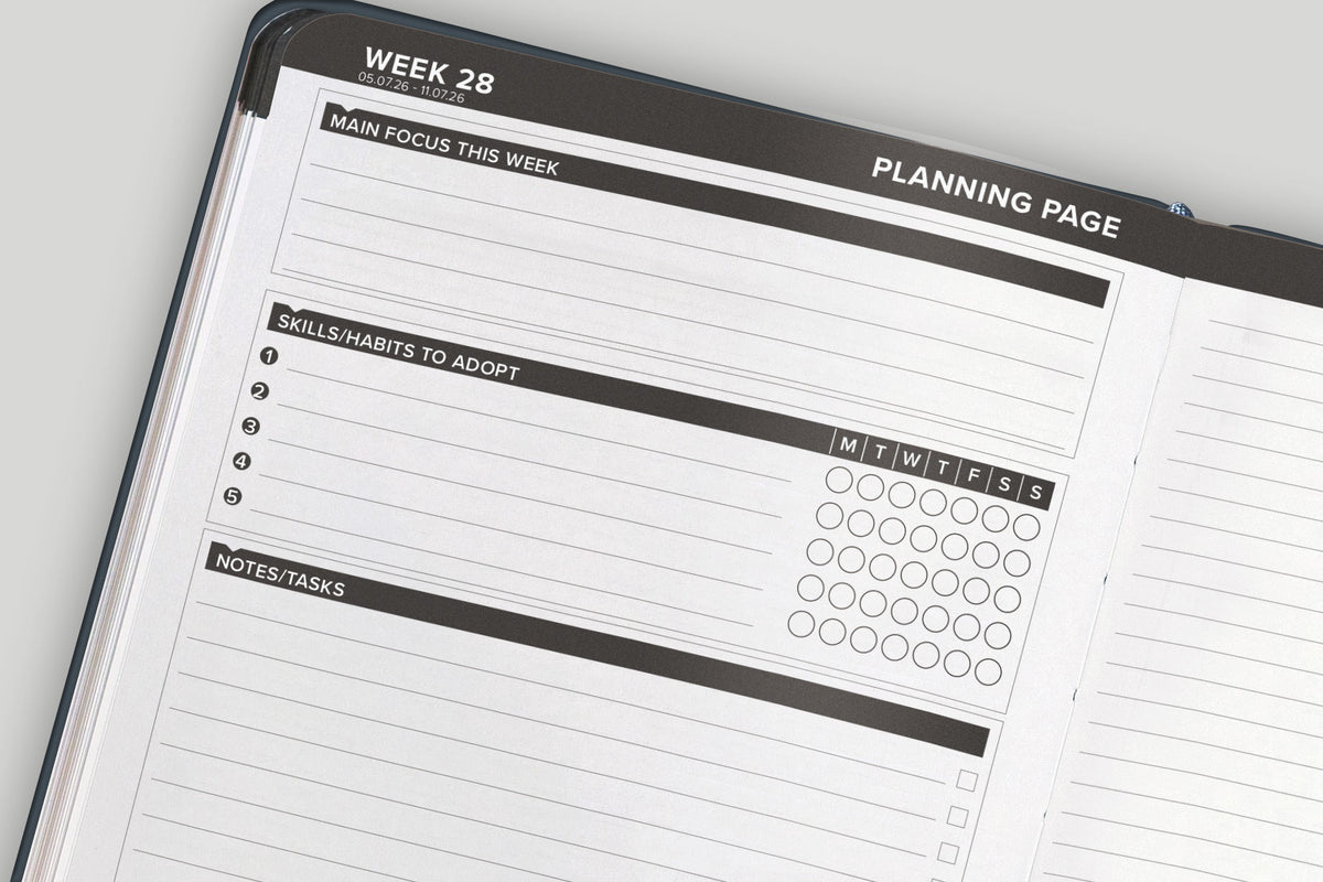 2026 Emotion Quarterly Notebook Planner A5
